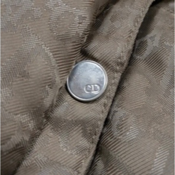 Vintage CHRISTIAN DIOR Monogram Trotter Puffer Coat Jacket Parka *RARE* - Picture 14 of 16